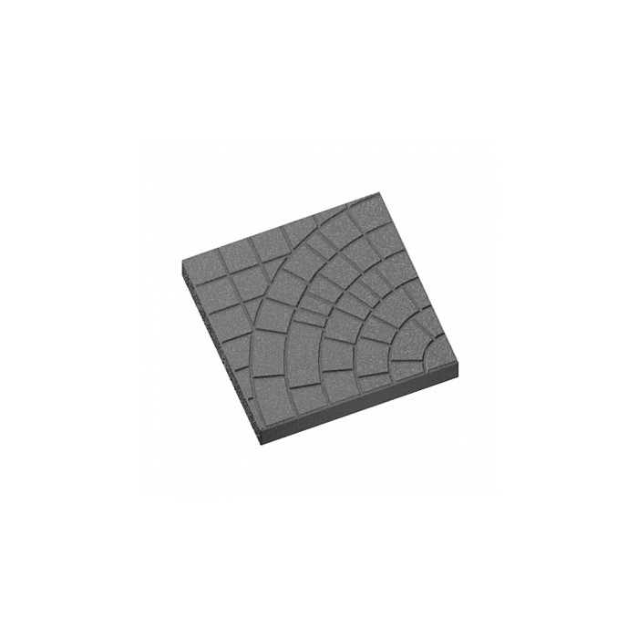 Квадратная тротуарная плитка 50x50x4 солнышко